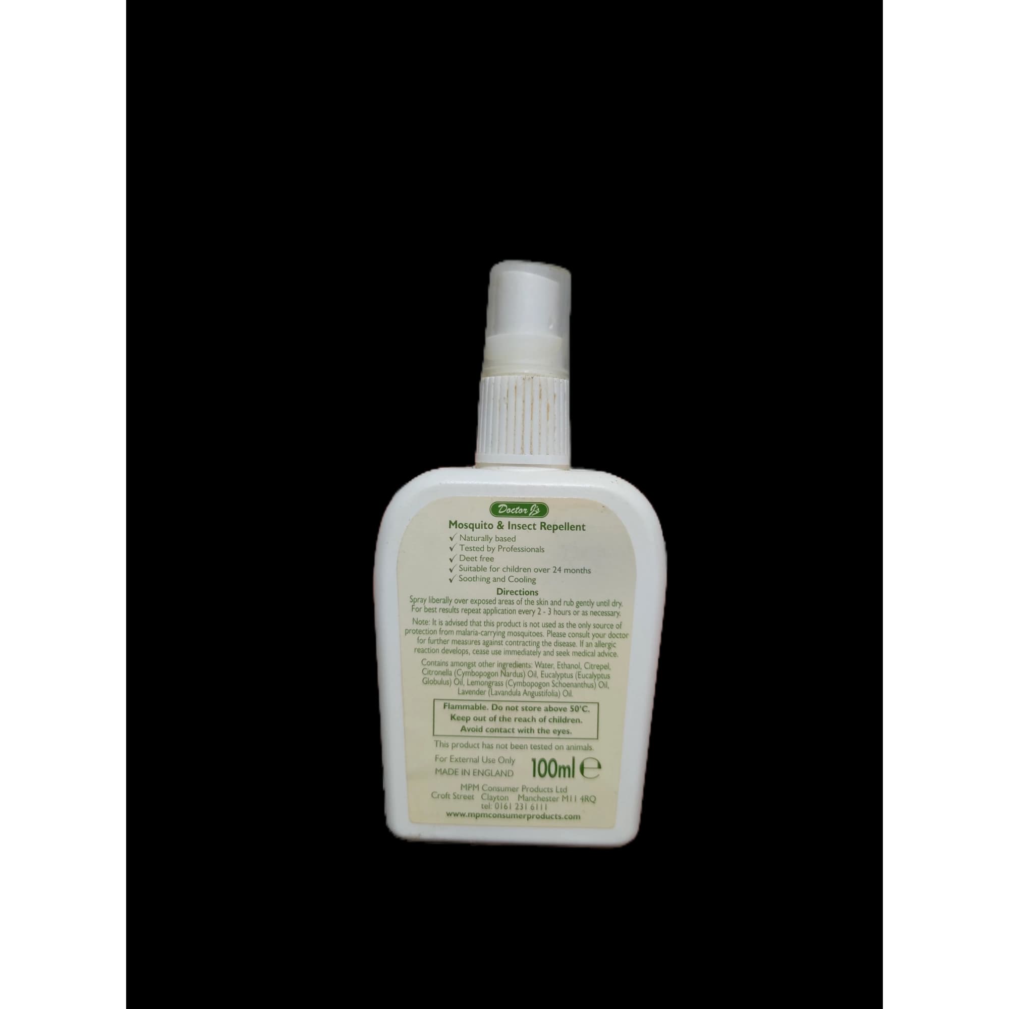 اسپری دفع‌کننده پشه و حشرات Docton Mosquito & Insect Repellent — تصویر ۴