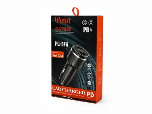 شارژر فندکی ویلات Welot WE-C64 توان 67 وات — تصویر ۲