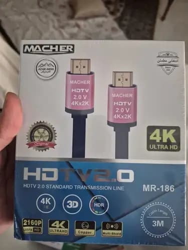 کابل HDMI 4k مچر + طول 3 متر — تصویر ۱۲