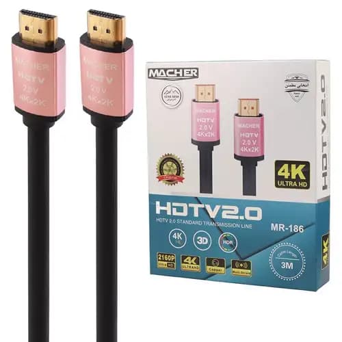 کابل HDMI 4k مچر + طول 3 متر — تصویر ۶