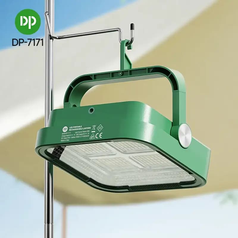 پروژکتور خورشیدی 20 وات دی پی مدل DP-7171 + ریموت کنترل دار — تصویر ۱۱