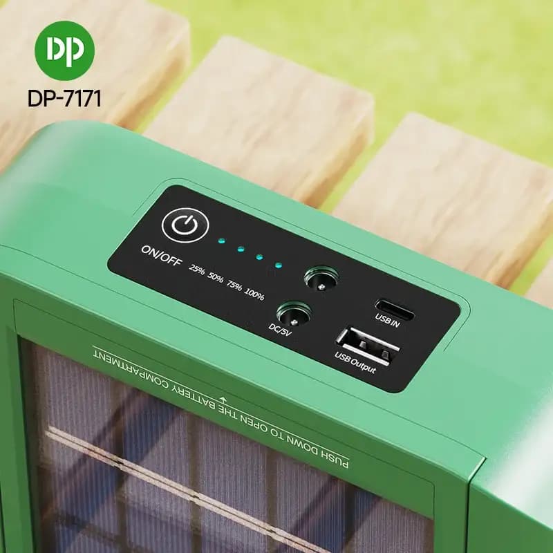 پروژکتور خورشیدی 20 وات دی پی مدل DP-7171 + ریموت کنترل دار — تصویر ۷