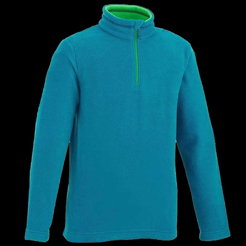 پلار نیم زیپ کچوا بچه گانه مدل Quechua Fleece MH100 Kid — تصویر ۴