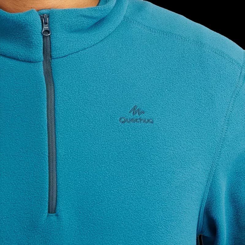 پلار نیم زیپ کچوا مدل Quechua Fleece MH100 — تصویر ۵