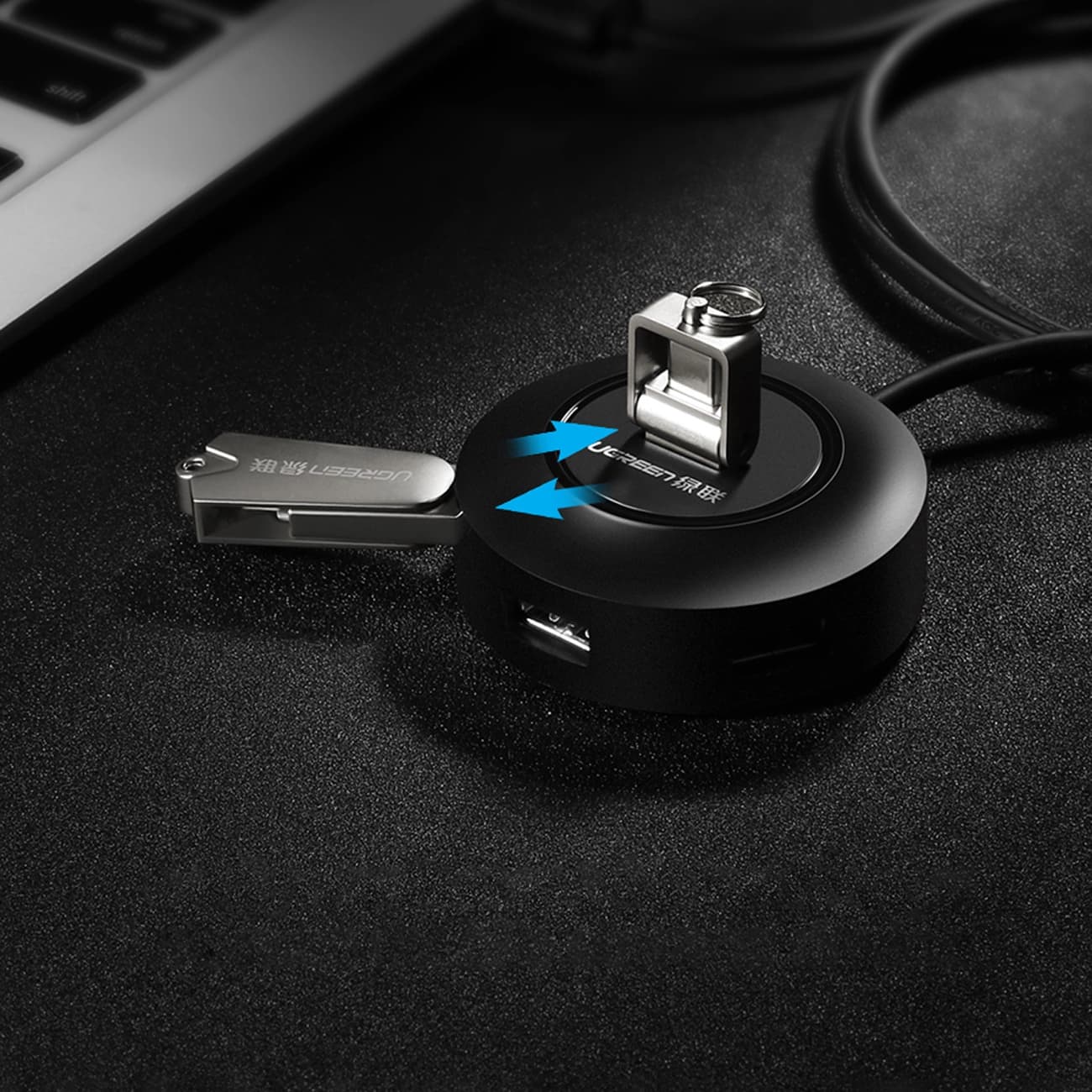 هاب 4 پورت USB2.0 یوگرین مدل Ugreen CR106 — تصویر ۷
