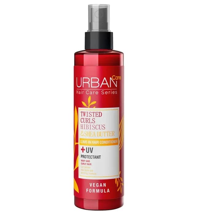 اسپری دوفاز اوربن کر Urban Care موهای فر عصاره گل ختمی و شی باتر حجم 200 — تصویر ۴