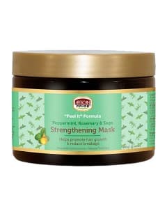 ماسک مو داخل حمام ضد ریزش و استحکام بخش رزماری آفریکن پراید African Pride Peppermint, Rosemary & Sage Strengthening Mask 340g