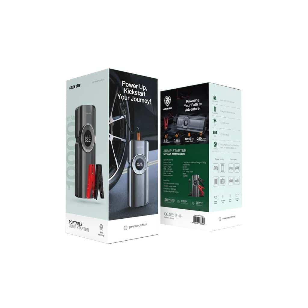 جامپ استارتر گرین لاین مدل Green Lion Portable Jump Starter — تصویر ۷