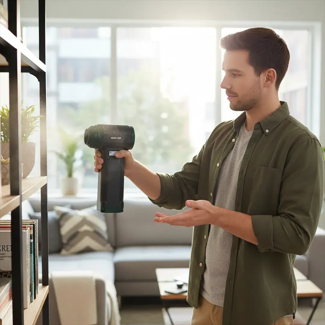 دمنده و جارو شارژی گرین لاین مدل Green Lion Air Master Blower & Vacuum Cleaner — تصویر ۱۲