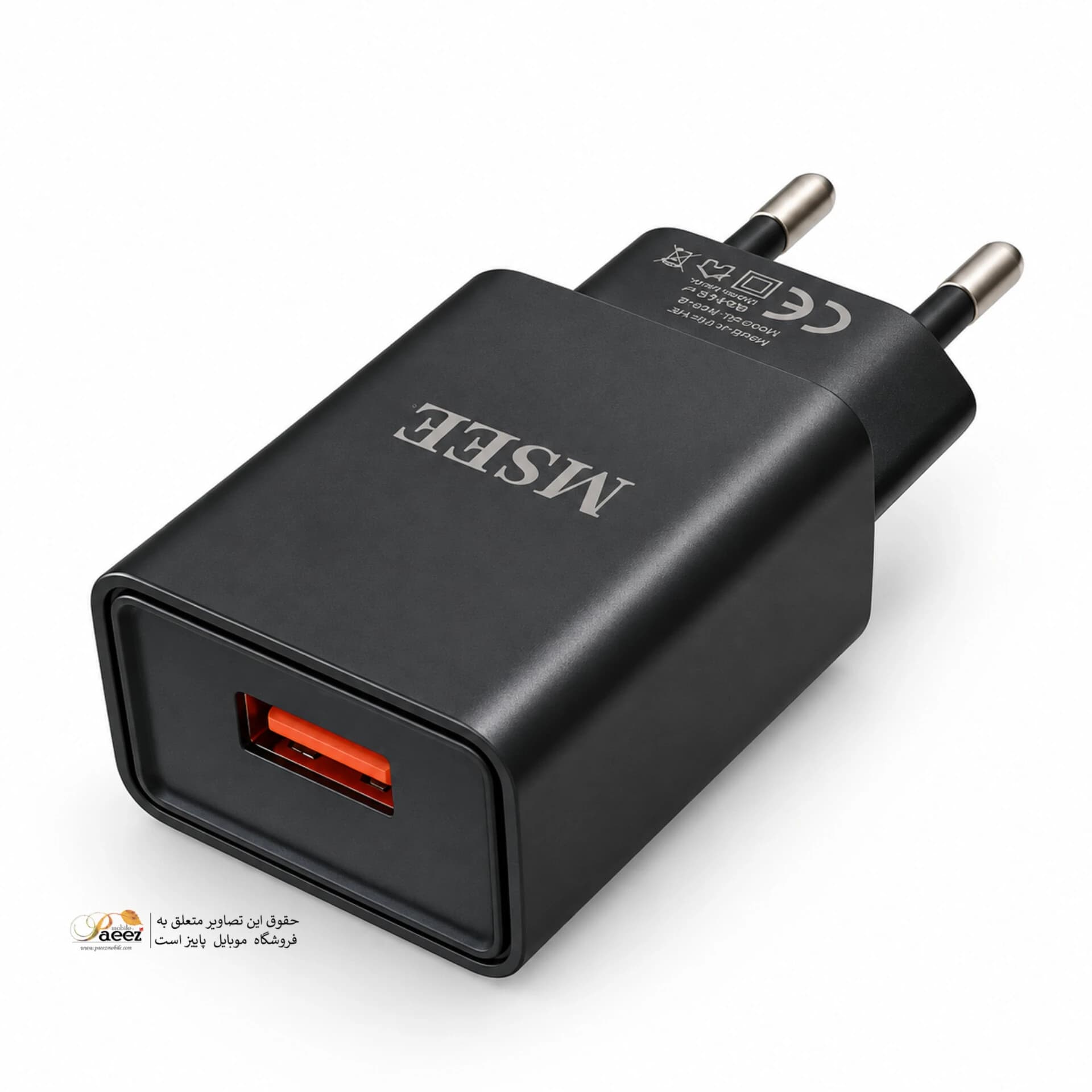 شارژر دیواری MSEE مدل MS-8 یک آمپر | آداپتور USB مناسب ایرپاد و هندزفری بلوتوث — تصویر ۶