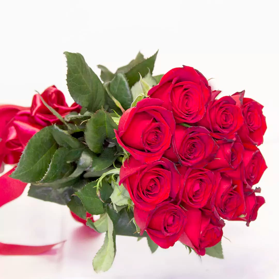 دسته گل رز 13 شاخه کد 21939|باختر — تصویر ۲
