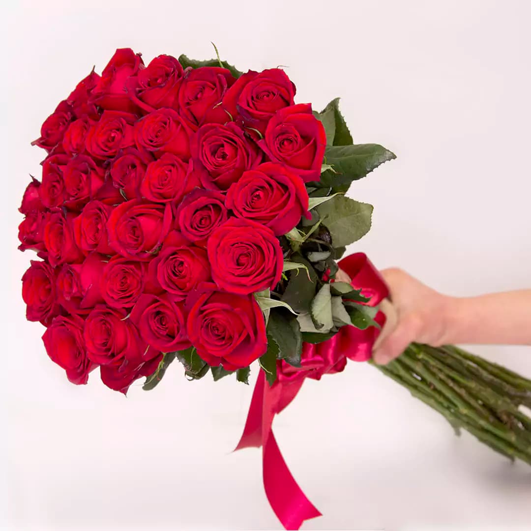 دسته گل رز 31 شاخه کد 21950|باختر