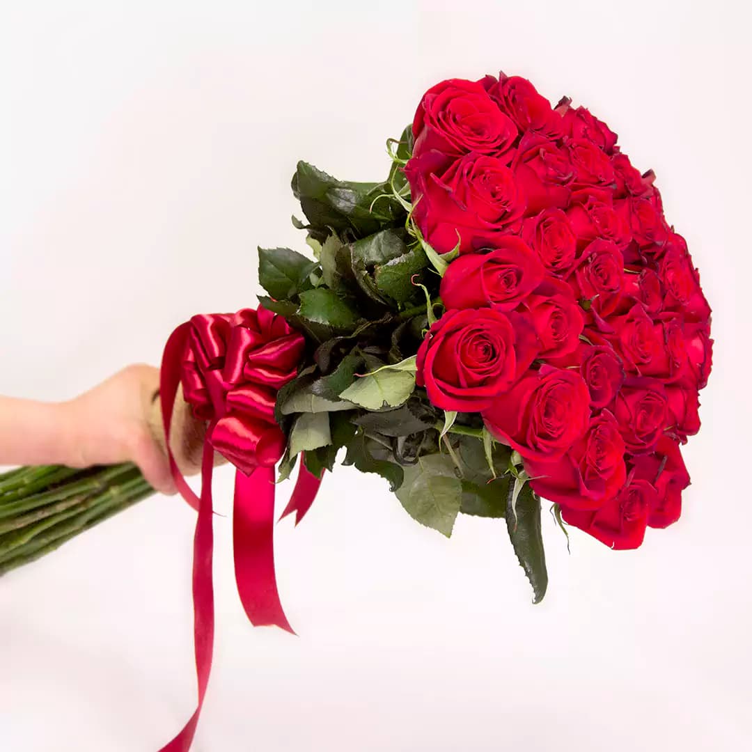 دسته گل رز 31 شاخه کد 21950|باختر — تصویر ۴