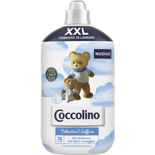 نرم کننده لباس کوکولینو کودک هلندی رایحه ابری 76 بار شستشو 1750لیتری Coccolino — تصویر ۲