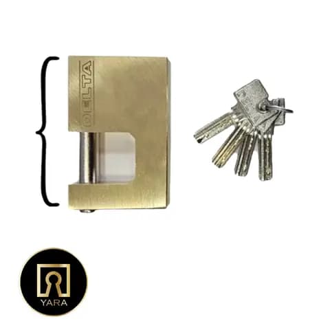 قفل کتابی برنجی 9 سانتی متری A-1090 دلتا – Delta — تصویر ۱۰
