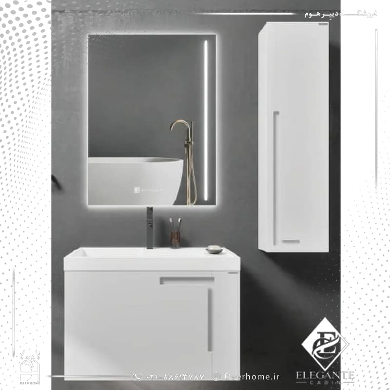 روشویی کابینتی الگانته مدل E196 — تصویر ۳