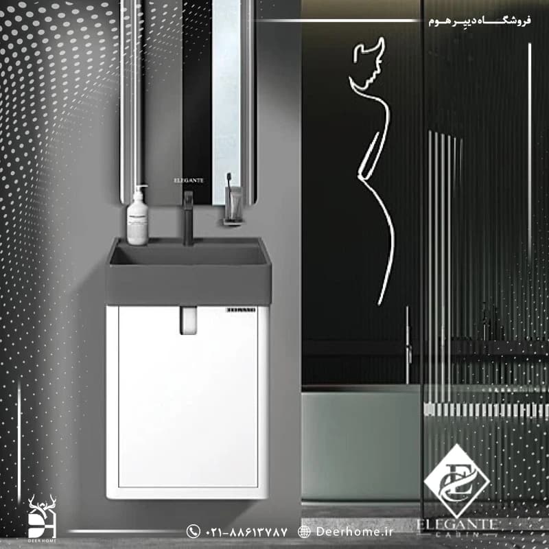 روشویی کابینتی الگانته مدل E170 — تصویر ۲