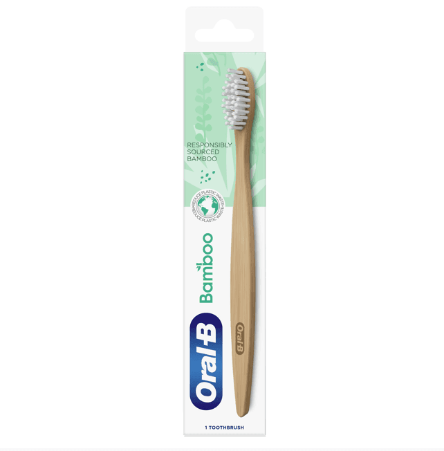 مسواک اورال-بی مدل بامبو با برس متوسط | Oral-B Bamboo Medium Toothbrush — تصویر ۲