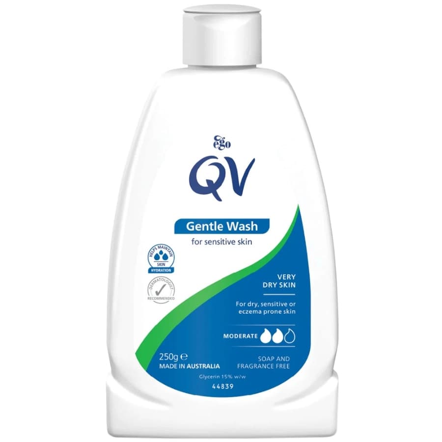 شوینده پوست خشک و حساس کیووی | QV Gentle Wash — تصویر ۲