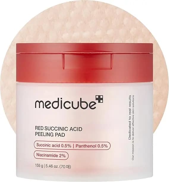 پیلینگ پد لایه بردار مدیکیوب | Medicube Red Succinic Acid Peeling Pad