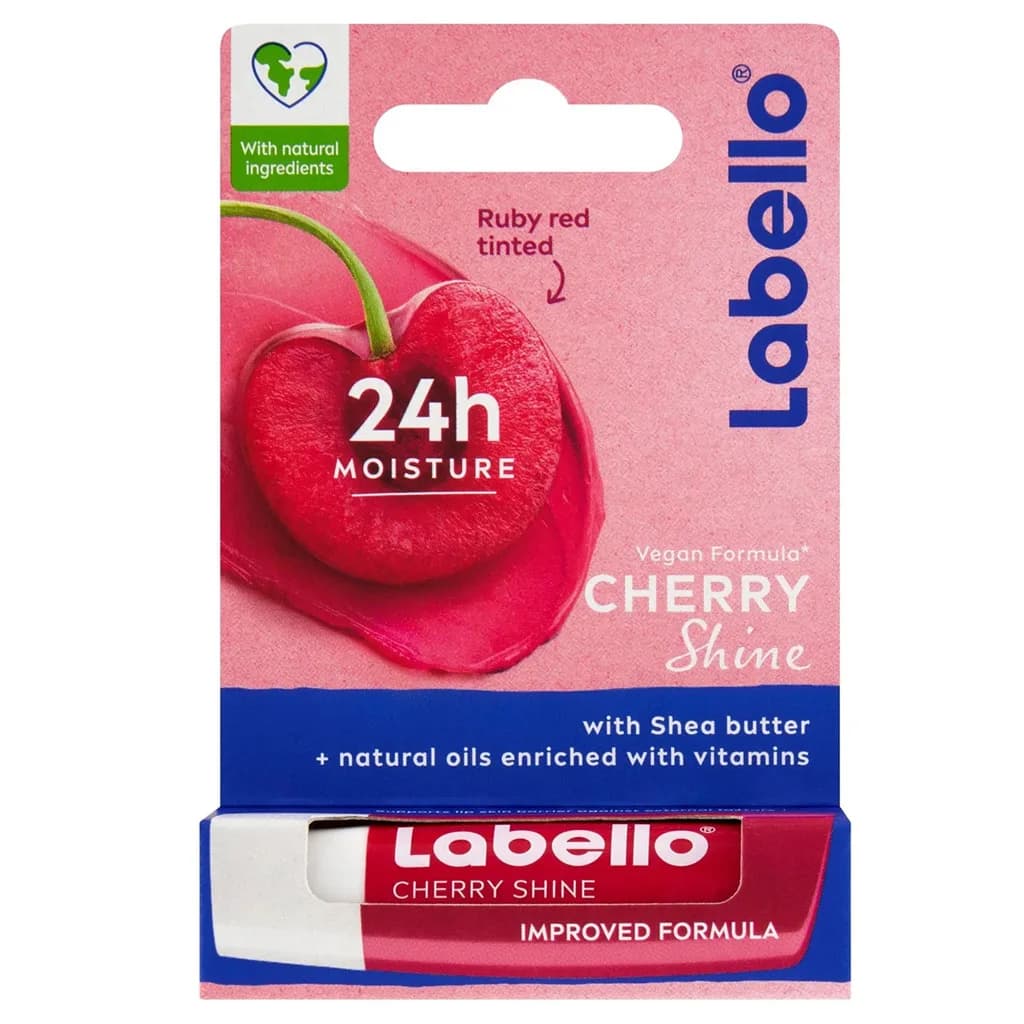 بالم لب Labello Cherry Shine لبلو گیلاس — تصویر ۴