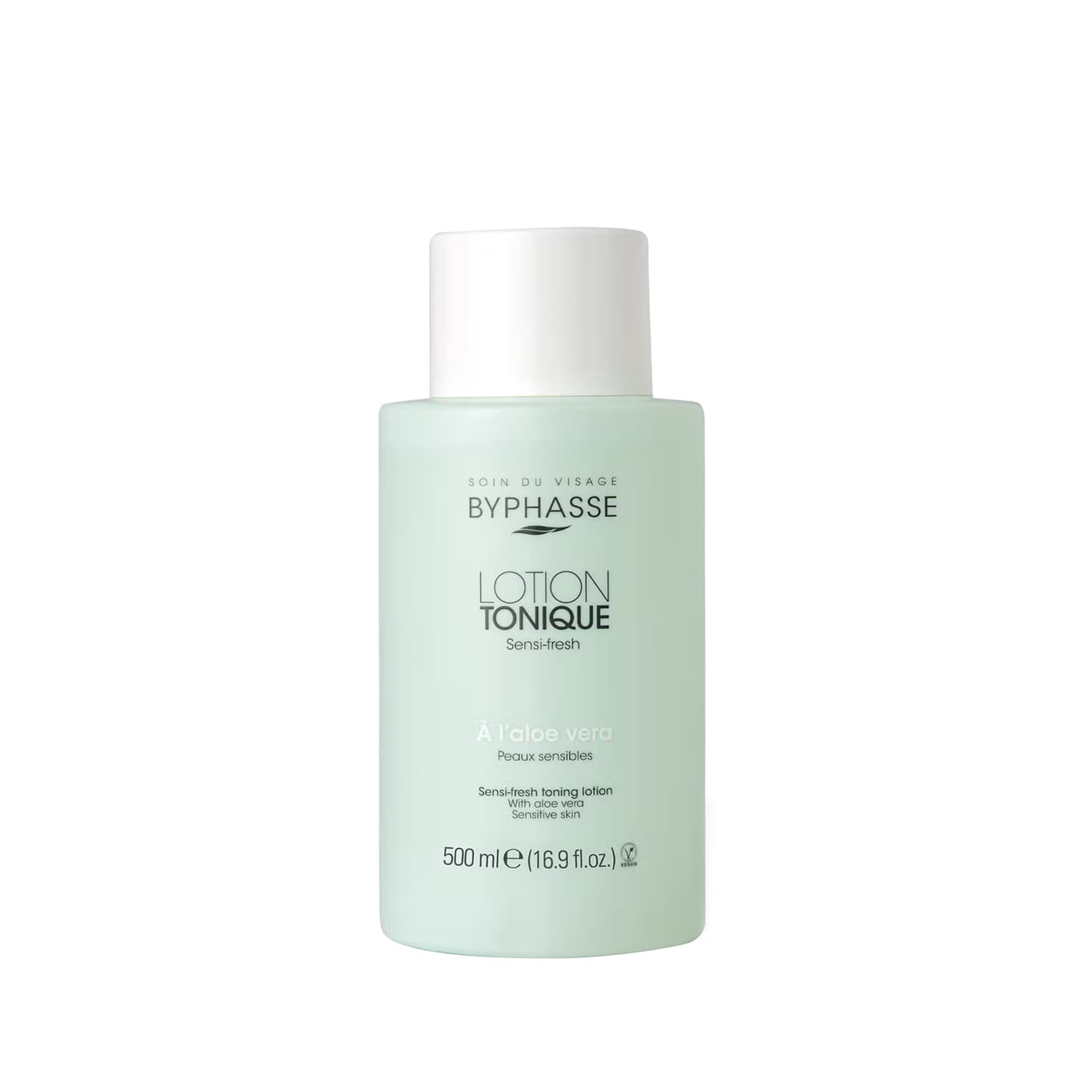 تونر پوست حساس بایفاس Byphasse حاوی عصاره آلوئه ورا مدل Sensi-Fresh(500 میل)