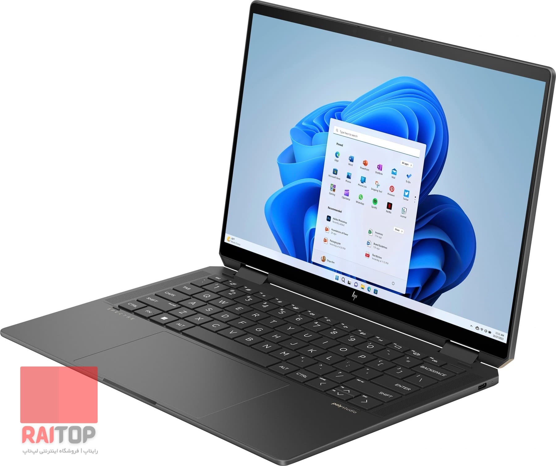 لپ تاپ 14 اینچی HP مدل Spectre x360 14-eu0 — تصویر ۲