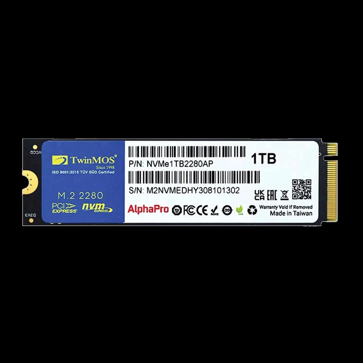 حافظه SSD توین موس TwinMOS AlphaPro 1TB NVMe M.2 2280