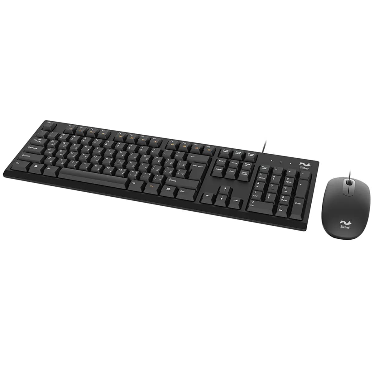 کیبورد و ماوس با سیم زیچر مدل Sicher KB140 — تصویر ۶