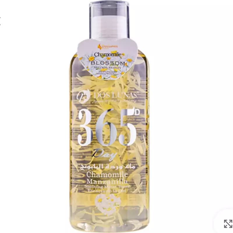 تونر آبرسان انگلیسی دوس لوناس Dos Lunas 365 Chamomile با رایحه بابونه 400 میل