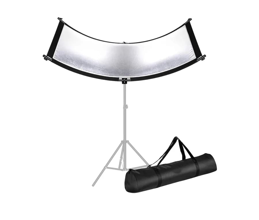 رفلکتور عکاسی خمیده 4 کاره OVOO سایز 60×180 سانتی متر U-Shape Curved Light Reflector — تصویر ۷