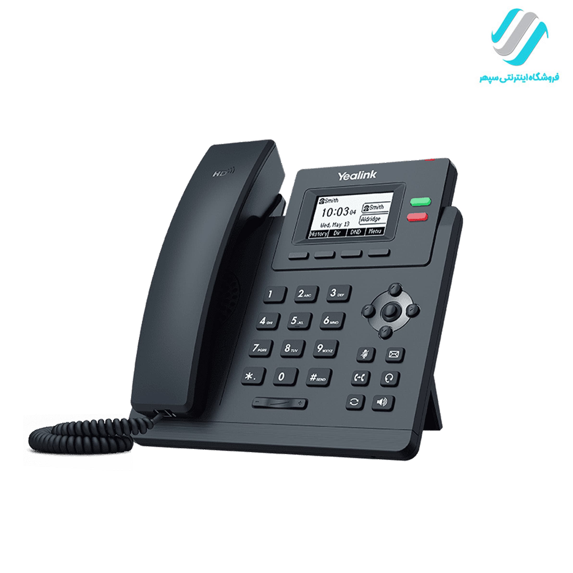 تلفن تحت شبکه یالینک آکبند مدل Yealink SIP- T31P + آداپتور