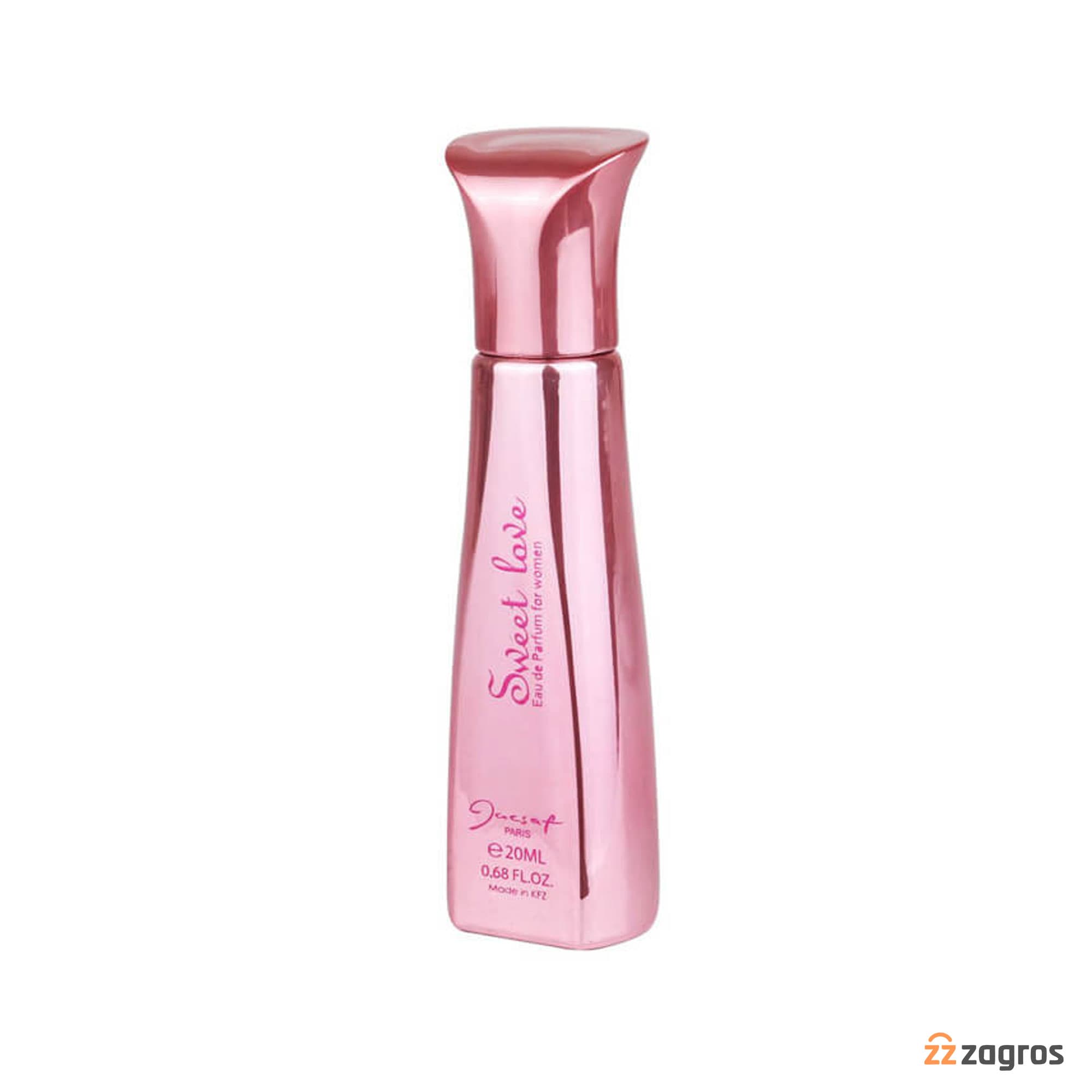 عطر جیبی زنانه ژک ساف مدل Sweet Love با رایحه لانوین مری می 20 میل — تصویر ۲