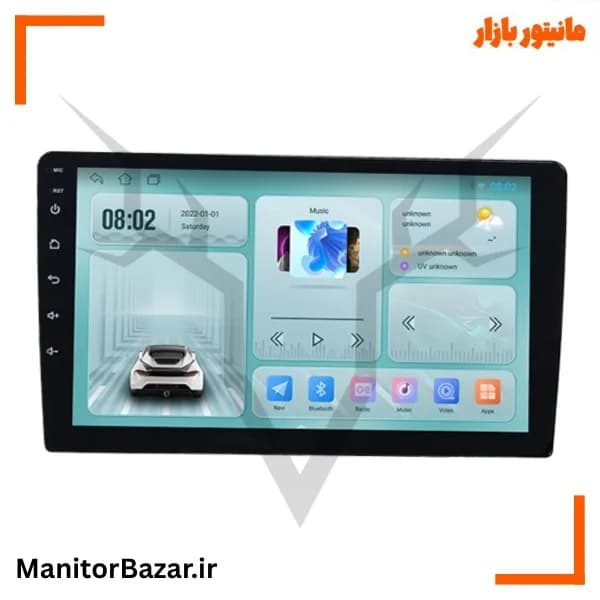مانیتور اندرویدی هارمن نیسان قشقایی با کیفیت تصویر 4K (همراه با قاب فابریک) — تصویر ۳