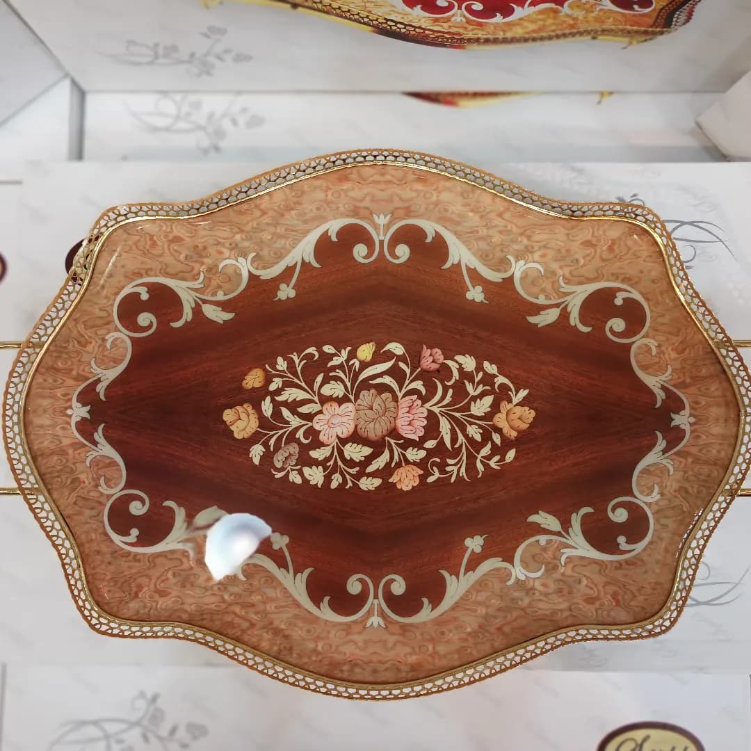 سینی پذیرایی طرح ایتالیایی — تصویر ۶
