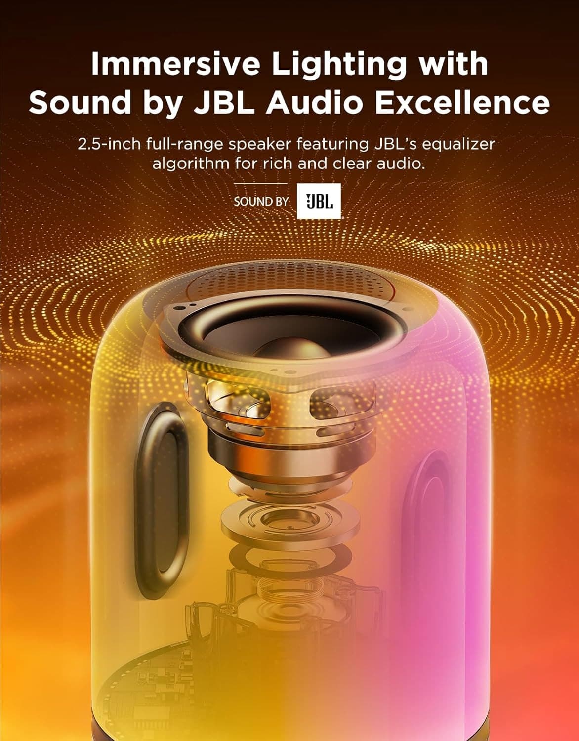 چراغ هوشمند رومیزی Govee Table Lamp 2 Pro x Sound by JBL H6020 — تصویر ۴