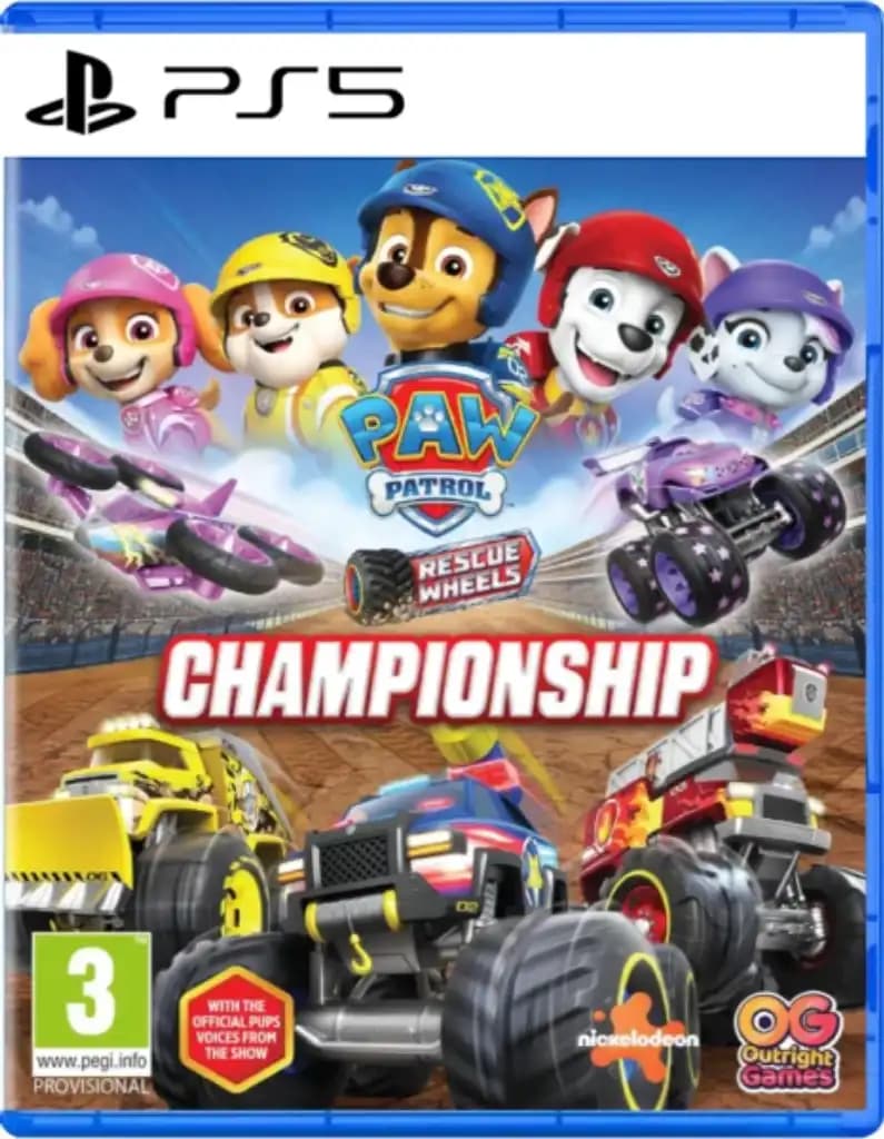 دیسک بازی PAW Patrol Rescue Wheels: Championship برای PS5 — تصویر ۴