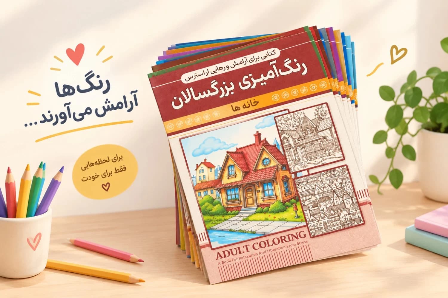 دفتر ماندالا رنگ آمیزی بزرگسالان انتشارات اعتلای وطن — تصویر ۷