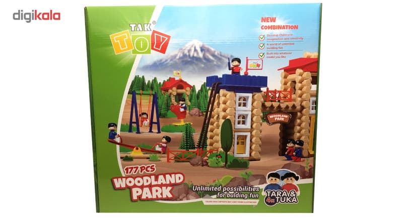 بازی ساختنی 177 تکه تک توی مدل Woodland Park — تصویر ۵