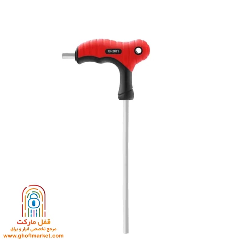آچار آلن دسته تی 6 میلیمتر رونیکس مدل RH-2011 — تصویر ۶