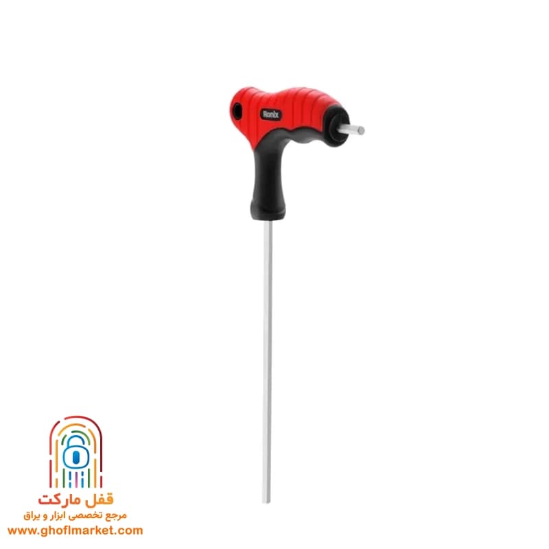 آچار آلن دسته تی 4 میلیمتر رونیکس مدل RH-2007 — تصویر ۶