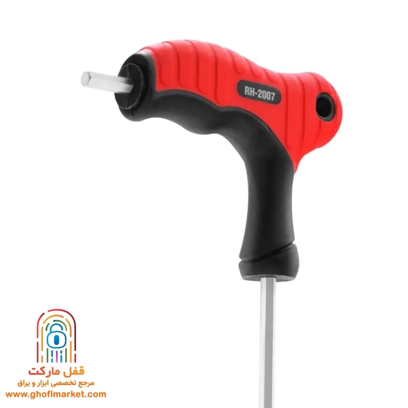 آچار آلن دسته تی 4 میلیمتر رونیکس مدل RH-2007 — تصویر ۳