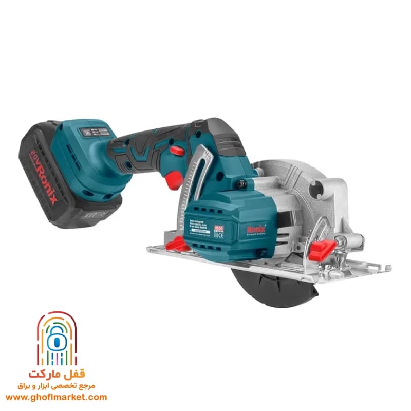 اره گردبر شارژی 20 ولت رونیکس مدل 8650 — تصویر ۲