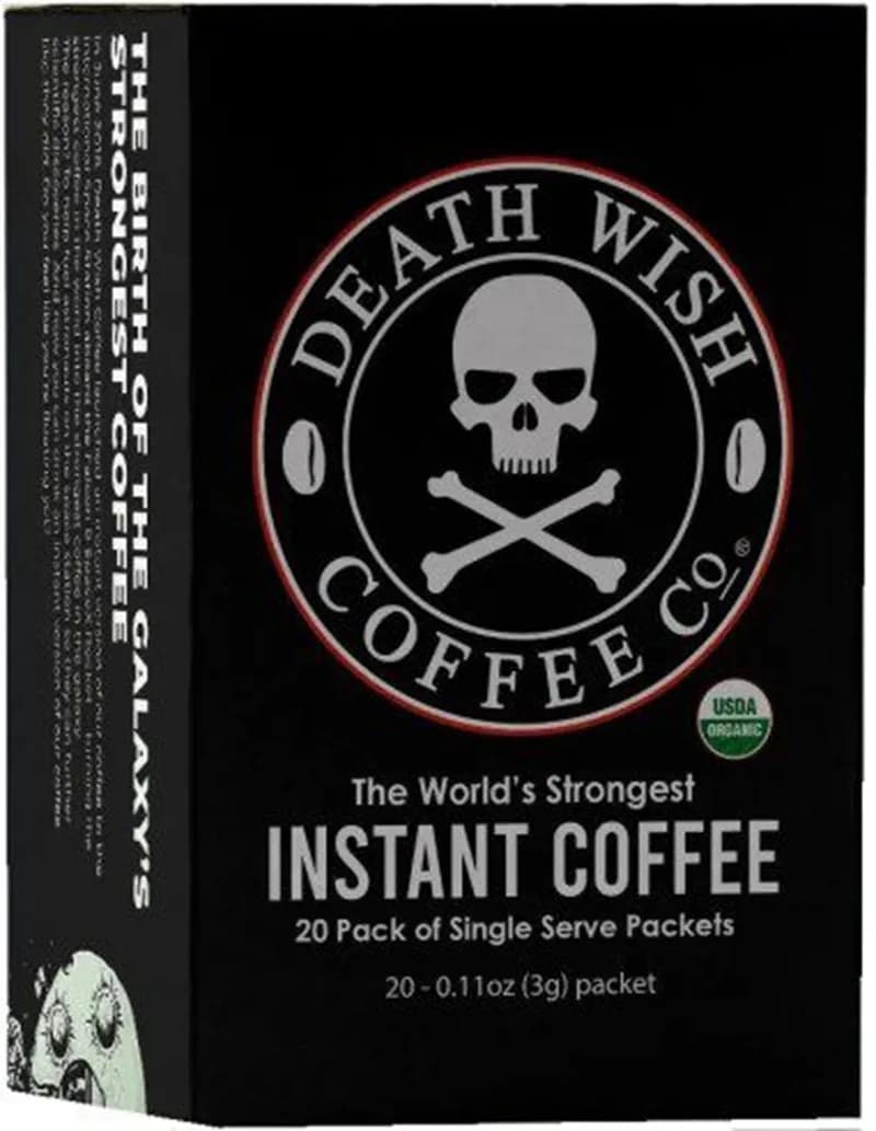 قهوه فوری آرزوی مرگ(DEATH WISH COFFEE)