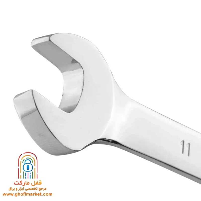 آچار یک سر جغجغه یک سر تخت سایز 11 رونیکس مدل RH-2161 — تصویر ۱۱