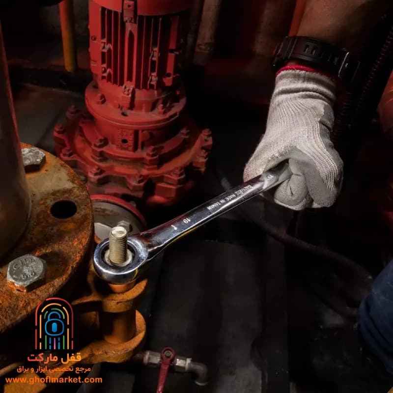 آچار یک سر جغجغه یک سر تخت سایز 11 رونیکس مدل RH-2161 — تصویر ۱۲