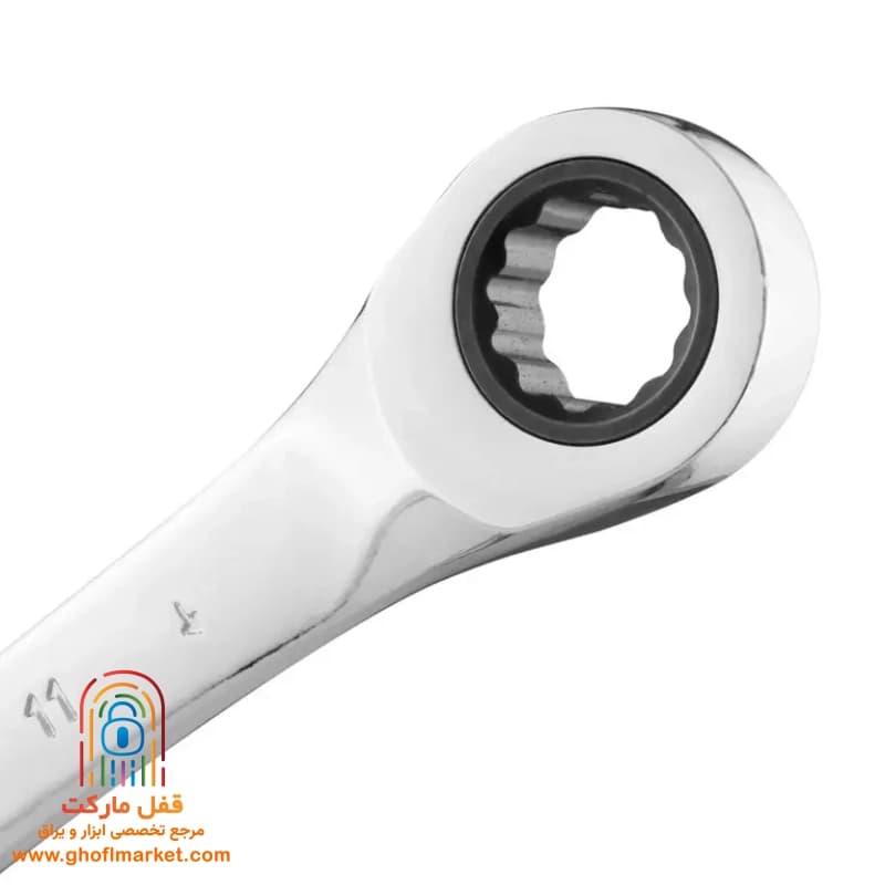 آچار یک سر جغجغه یک سر تخت سایز 11 رونیکس مدل RH-2161 — تصویر ۵