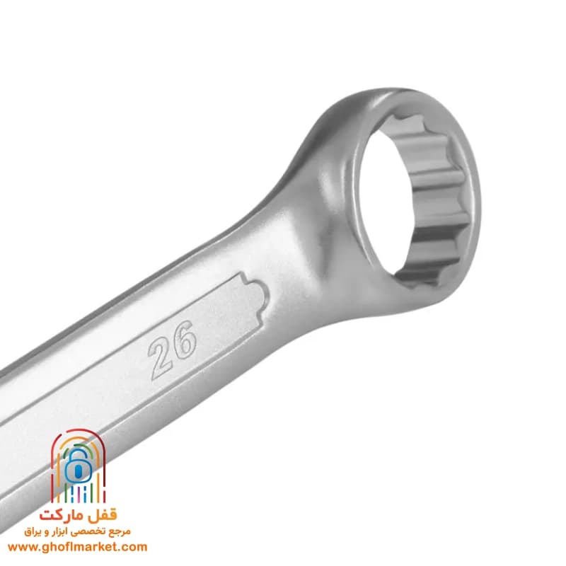 آچار یک سر تخت و یک سر رینگ 26 رونیکس مدل RH-2126 — تصویر ۷