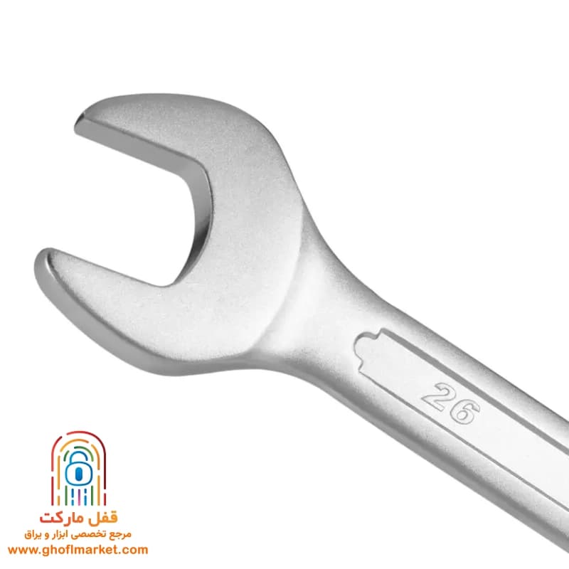 آچار یک سر تخت و یک سر رینگ 26 رونیکس مدل RH-2126 — تصویر ۶
