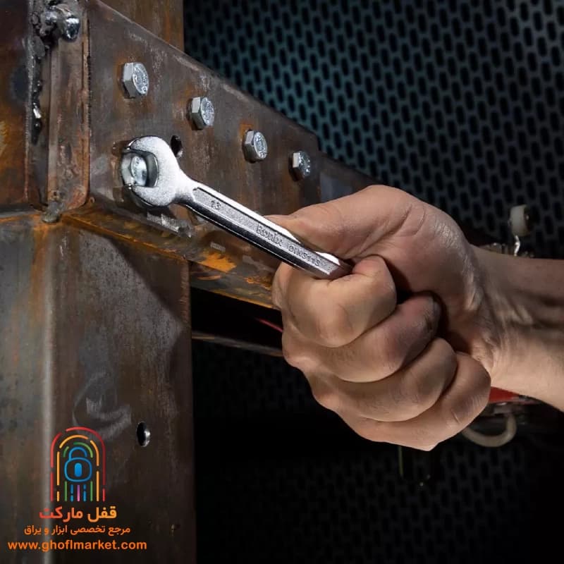 آچار یک سر تخت و یک سر رینگ 26 رونیکس مدل RH-2126 — تصویر ۸